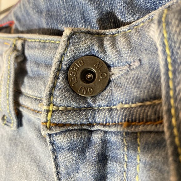 Diesel Womens Jeans Light Wash Denim Bootcut Blue Sz 26 - Picture 5 of 14